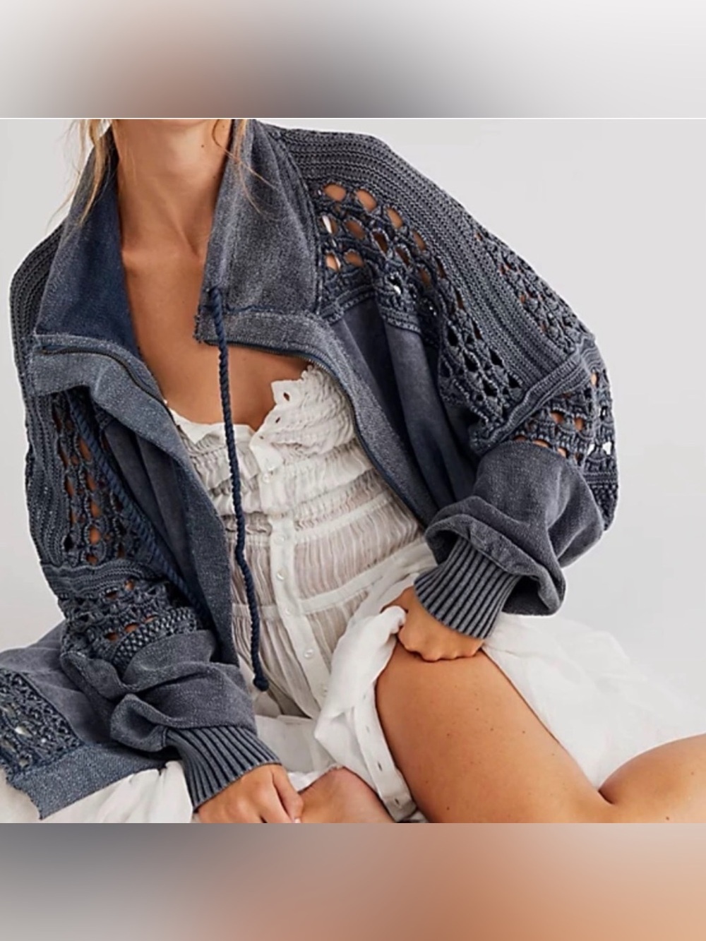 Free People Dune Bug Oversized Cardigan size L
